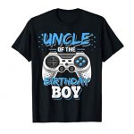 Uncle of the Birthday Boy Matching Video Gamer Occasion T-Shirt