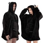 Hoodie Blanket Grownup Murky Animal Wearable Sizable Sweatshirt outsized For Males Girls folk