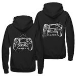 Gaming Space Couple Hoodies, Gamer Hoodie Sweatshirt, Matching Couple Hoodies, His And Hers Sweatshirts, Valentine’s Day Outfit