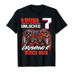 Stage 7 Unlocked Crushing It 2015 Video Sport seventh Birthday T-Shirt
