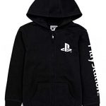 PlayStation Younger of us Hoodie Zip Up Boys Video games Logo Sunless Jumper Jacket 11-12 Years