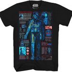 STAR WARS Disney Reward for Ladies Adult Graphic Tshirt T-Shirt Men Apparel Merchandise Men’s Ladies’s Stuff Vader Blueprint Short Sleeve (Dusky, Little)