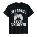 First Grade Stage Unlocked Gamer 1st Day Of School Boys T-Shirt