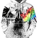 OWMMIZ Unisex Novelty Hoodies 3D Print Graphic Hooded Pullover Sweatshirt Pocket