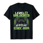 thirteenth Birthday Reward Boy Stage 13 Unlocked Awesome 2009 Gamer T-Shirt