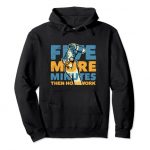 Frosty Gaming 5 More Minutes Then Homework Funny Gamer Quote Pullover Hoodie