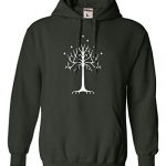 Bound All Out X-Trim Wooded subject Green Grownup Gondor Tree Sweatshirt Hoodie