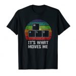 WASD PC Gamer Items Video Gaming Boys Males Vintage Gift Children T-Shirt
