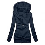 Aniywn Ladies’s Zip Up Hoodie Floral Printed Pullover Sweatshirt Lengthy Sleeve Slim Fit Autumn Hoodie Outwear Jacket Coat