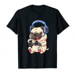 Gamer Pug Gaming Pugs Video Sport Present T-Shirt