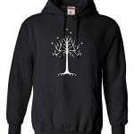 X-Broad Black Mens Enchanted Tree Sweatshirt Hoodie