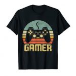 Classic Retro Gamer Video Sport Participant Boys Teenagers Males Items T-Shirt