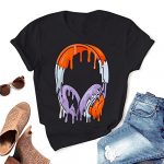 Colourful Melting Headphone T-Shirt, Humorous Shirt, Music Lover Reward, Gamer Life Shirt, Contemporary Shirt, Headphone Shirt, Chilly Gaming T-Shirt, Tank Top, V-Neck, Lengthy Sleeve, Sweatshirt,…