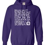 Trim Crimson Mens The Seven Day-to-day Meals Sweatshirt Hoodie