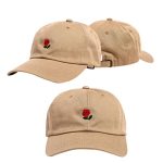 Litetao Males Females Caps, Baseball Caps, Embroidery Rose Boys Ladies Snapback Hip Hop Flat Hats for Working, Workouts and Birth air Actions (Free Dimension, Khaki)…