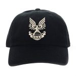 Halo Garment Washed Adjustable Cotton Unsex Ballcap Hat for Males
