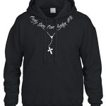 Most productive God Can Take Me Tattoo Necklace Sweatshirt Hoodie Hoody (Shaded, 3X-Super)