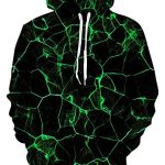 uideazone Mens Womens 3D Humorous Inexperienced Smog Graphic Hoodies Long Sleeve Pullover Hooded Sweatshirt for Informal Sport Hip Hop with Pocket