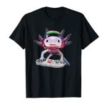 Silly Axolotl Video Gamer Gaming Axolotl Young of us Boys Toddler T-Shirt