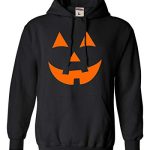 Gargantuan Shadowy Mens Jack O Lantern Pumpkin Face Halloween Humorous Sweatshirt Hoodie