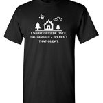 I Went Originate air As soon as Graphic Novelty Sarcastic Funny T Shirt L Gloomy