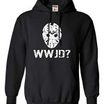 3X-Broad Sad Mens WWJD What Would Jason End? Amusing Dread Movie Sweatshirt Hoodie