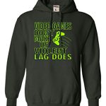 Swish Woodland Inexperienced Mens Video Games Catch now not Catch Us Violent Lunge Does Gamers Sweatshirt Hoodie