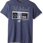 Nintendo Males’s Tangled Controller T-Shirt, Premium Navy Heather, Tremendous