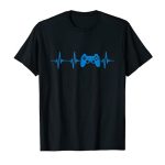 Heartbeat of a Gamer T Shirt Video Video games Console Controller T-Shirt