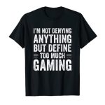 Funny Video Games Gaming Accomplish for Gamer Online Gaming T-Shirt