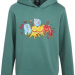 XS Hoody Boys’ Sweatshirt – Fleece Pullover Graphic Gamer Hoodie (Dimension: 4-16), Dimension 18, Slate Increase