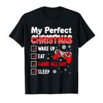 Christmas Boys Men Video Gamer My Ideal Christmas T-Shirt