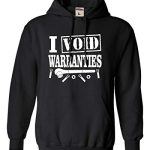 4X-Gigantic Gloomy Mens I Void Warranties Funny Mechanic Sweatshirt Hoodie