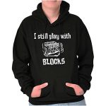 Play With Blocks Automobile Engine Mechanic Hoodie Sweatshirt Ladies Males Sad
