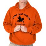 Brisco Manufacturers Camp Half Blood Greek Mythology Hoodie Sweatshirt Ladies folks Males Orange