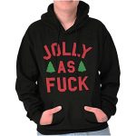 Brisco Producers Jolly As Fck Laughable Christmas Celebration Hoodie Sweatshirt Ladies Men Sunless