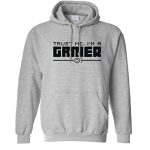 Tim And Ted Gaming Hoodie Belief Me, I’m a Gamer Slogan Grey Medium