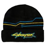 JINX Cyberpunk 2077 Netrunner Knit Beanie, Dark, One Size