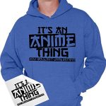 Awkward Kinds Males’s It be An Anime Factor You Wouldn’t Understand Hoodie Sweatshirt + Sticky label Gift Blue 2XL
