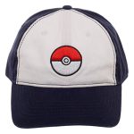 Pokemon Pokeball Adjustable Hat with Pre-Hooked Bill