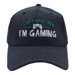 I Cant Adult Now Im Gaming Hat Funny Video Game Nerdy Wintry Gamer Cap