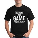 Funny Graphic Tees for Men, Saying Funny Men’s Tshirts, Mens Graphic T-Shirt Funny, My Sport to Be Here -S
