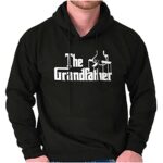 Grandfather Italian Mafia Puppet Hoodie Hooded Sweatshirt Males Dusky