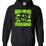 Correct Sunless Mens Grab Your Weapon Comic Gamers Sweatshirt Hoodie