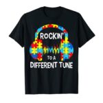 Autism Sport – Rocking To A Diversified Tune For Gamer Boys T-Shirt