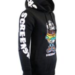 SCREENSHOT-H11064 Mens Urban Hip Hop Premium Fleece Hoodie – Pullover Streetwear Hamburger Chilly involving movie Animation Vogue Hooded Sweatshirt-Dusky-Medium