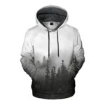 Queen Hero Mens Hoodies Pullover Unisex Sweatshirt Graphic Hoodies For Men 3D Hoodie For Females (Cloud Wooded space, M)