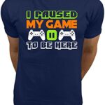 Market Trendz Funny Video Game Shirt for Gamers T Shirt Video Game Shirts for Men Navy Enormous