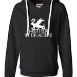 Swagger All Out Medium Shadowy Womens Mother Of Dragons Deluxe Tender Hoodie