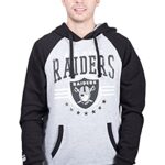 Ultra Sport NFL Las Vegas Raiders Mens Fashioned Fleece Hoodie Pullover Sweatshirt University, Team Color, Little